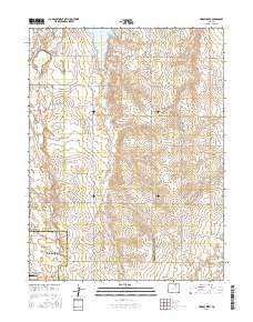 Horse Creek 2016 topographic map thumbnail