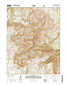 Horsefly Peak 2016 topographic map thumbnail
