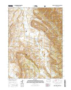 Johnny Moore Mountain 2016 topographic map thumbnail