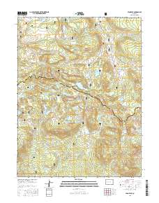 Leon Peak 2016 topographic map thumbnail