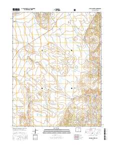 Milligan Lakes 2016 topographic map thumbnail