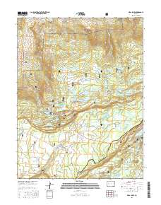 Mesa Lakes 2016 topographic map thumbnail