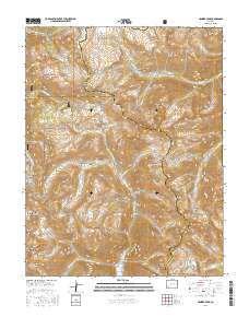Handies Peak 2016 topographic map thumbnail