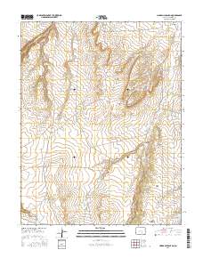 Hog Ranch Canyon 2016 topographic map thumbnail