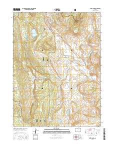 Lake Agnes 2016 topographic map thumbnail