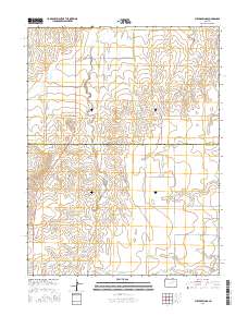 Lusto Springs 2016 topographic map thumbnail