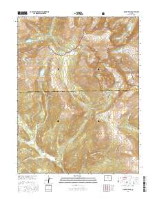 Mount Blue Sky 2016 topographic map thumbnail