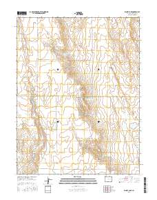 Kinney Lake 2016 topographic map thumbnail