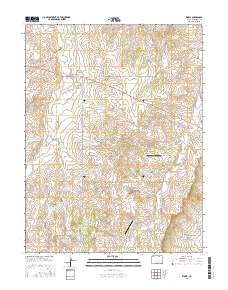 Kiowa 2016 topographic map thumbnail