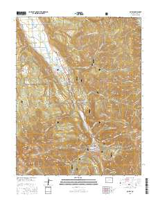 Ouray 2016 topographic map thumbnail
