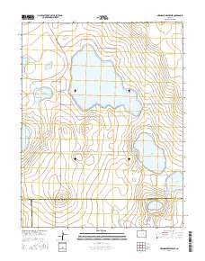 Neenoshe Reservoir 2016 topographic map thumbnail