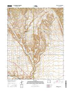 Pierce Gulch 2016 topographic map thumbnail