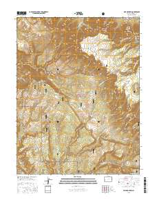 Pine Mountain 2016 topographic map thumbnail