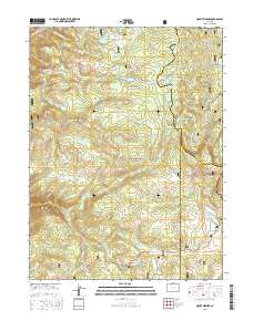 Mount Werner 2016 topographic map thumbnail