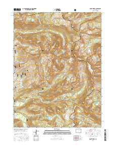 Mount Zirkel 2016 topographic map thumbnail