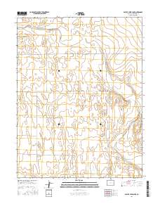 East of Lewis Lake 2016 topographic map thumbnail