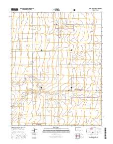 Moore Draw NW 2016 topographic map thumbnail