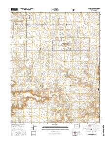 Pintada Creek 2016 topographic map thumbnail