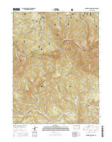 Parkview Mountain 2016 topographic map thumbnail