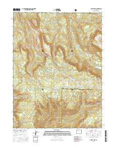 Oyster Lake 2016 topographic map thumbnail