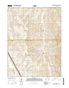Noonen Reservoir SW 2016 topographic map thumbnail