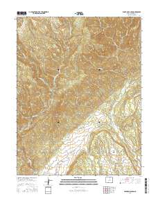 Phantom Canyon 2016 topographic map thumbnail
