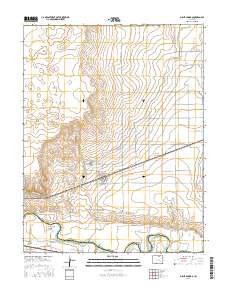 Olney Springs 2016 topographic map thumbnail