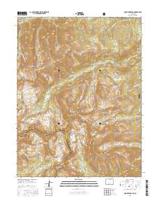 Mount Harvard 2016 topographic map thumbnail