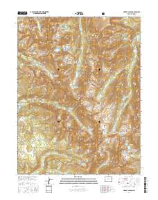 Mount Jackson 2016 topographic map thumbnail