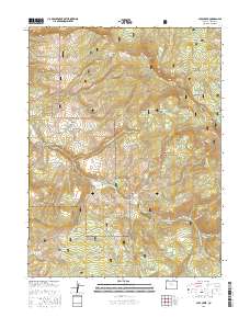 Lava Creek 2016 topographic map thumbnail