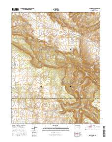 Naturita NW 2016 topographic map thumbnail