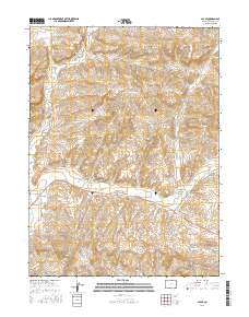 Lay SE 2016 topographic map thumbnail