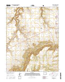 Miners Peak 2016 topographic map thumbnail