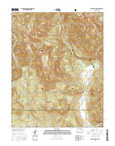 Saddle Mountain 2016 topographic map thumbnail