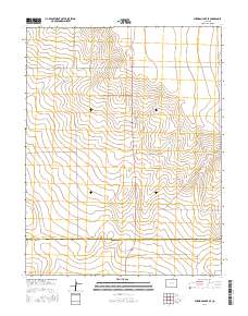 Sheridan Lake SE 2016 topographic map thumbnail