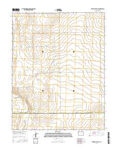Sheridan Lake SW 2016 topographic map thumbnail
