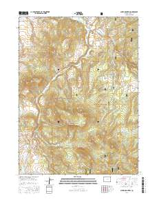 Shield Mountain 2016 topographic map thumbnail
