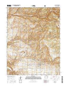 Nucla 2016 topographic map thumbnail