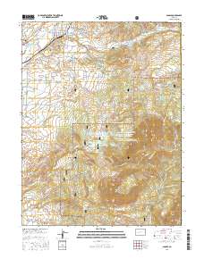 Paonia 2016 topographic map thumbnail