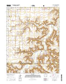 Riley Canyon 2016 topographic map thumbnail