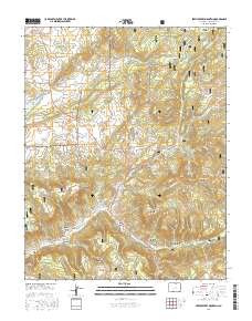 Serviceberry Mountain 2016 topographic map thumbnail