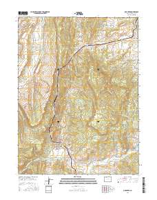 Oak Creek 2016 topographic map thumbnail