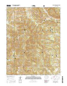 Pargin Mountain 2016 topographic map thumbnail