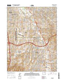 Parker 2016 topographic map thumbnail
