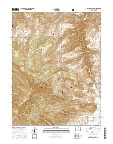 Sawtooth Mountain 2016 topographic map thumbnail