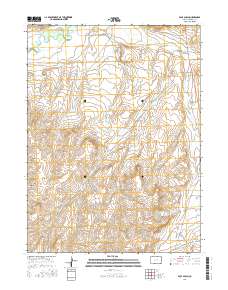 Pole Gulch 2016 topographic map thumbnail