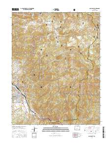 Salida East 2016 topographic map thumbnail
