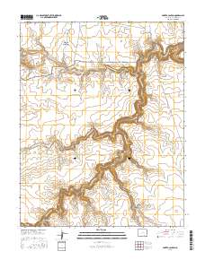 Painted Canyon 2016 topographic map thumbnail