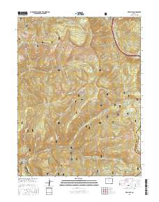 Red Cliff 2016 topographic map thumbnail