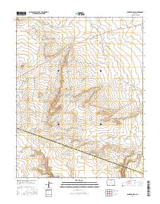 Sanford Hills 2016 topographic map thumbnail